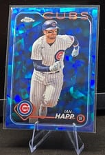 2024 Topps Chrome Sapphire Edition Base Set Ian Happ #529 card