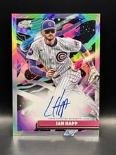 2025 Topps Cosmic Chrome Cosmic Chrome Autographs Ian Happ #CCA-IH card