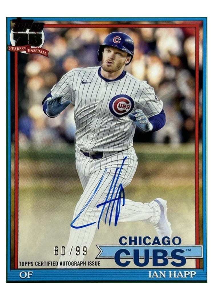 2026 Topps 1991 Topps Autographs Ian Happ #91A-IH card