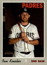 2019 Topps Heritage Base Set Ian Kinsler #551 card