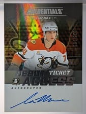 2025-26 Upper Deck Credentials Debut Ticket Access Autographs Ian Moore #DTA-IM card