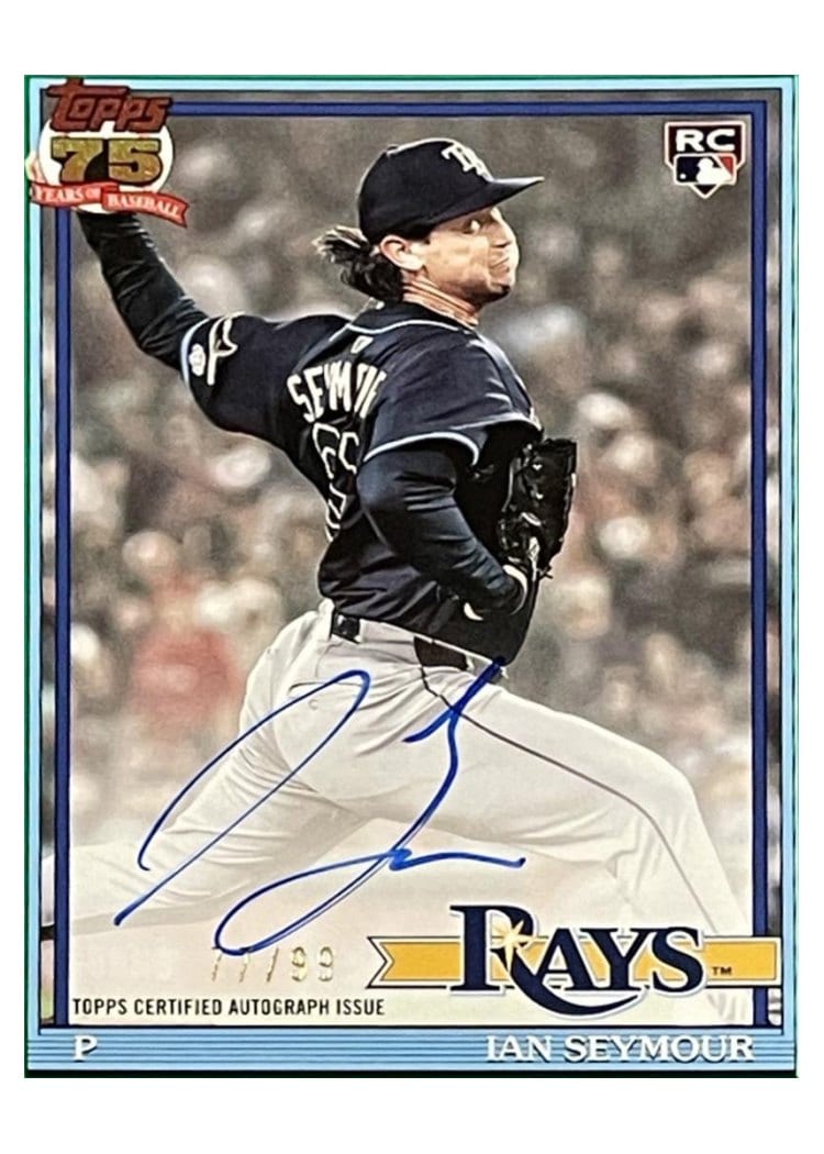 2026 Topps 1991 Topps Autographs Ian Seymour #91A-SEY card