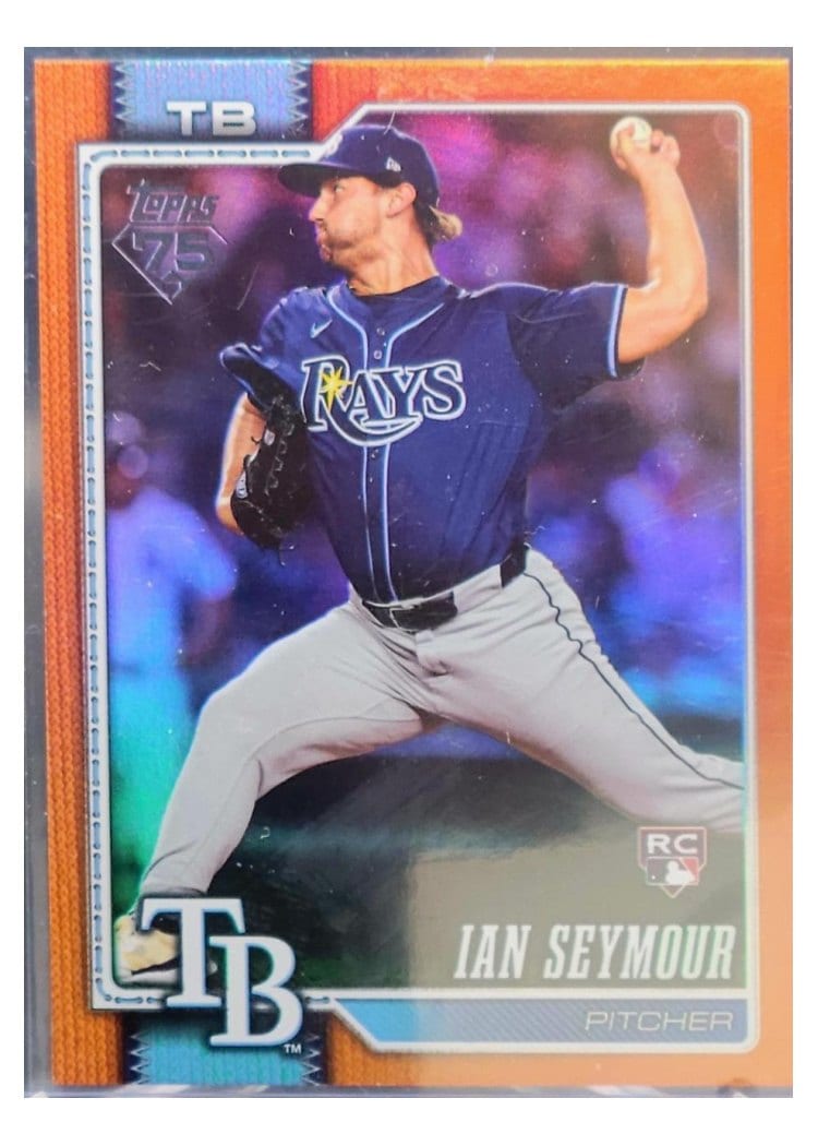 2026 Topps Base Set Ian Seymour Orange Rainbow #165 card