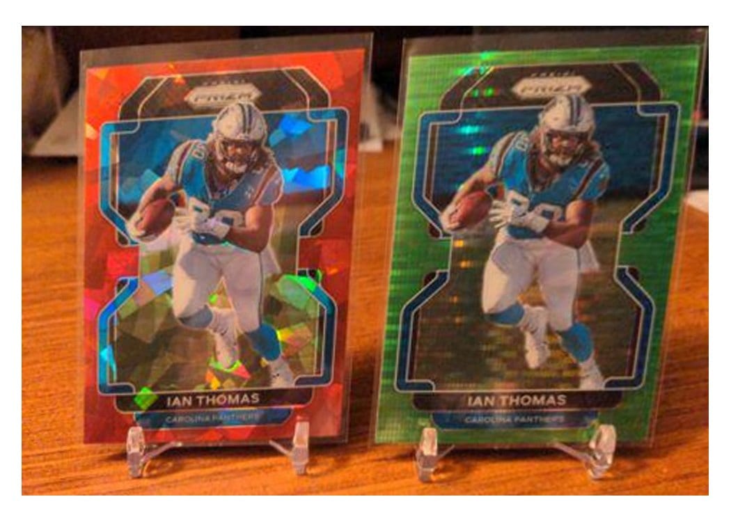 2021 Panini Prizm Base Set Ian Thomas #313 card