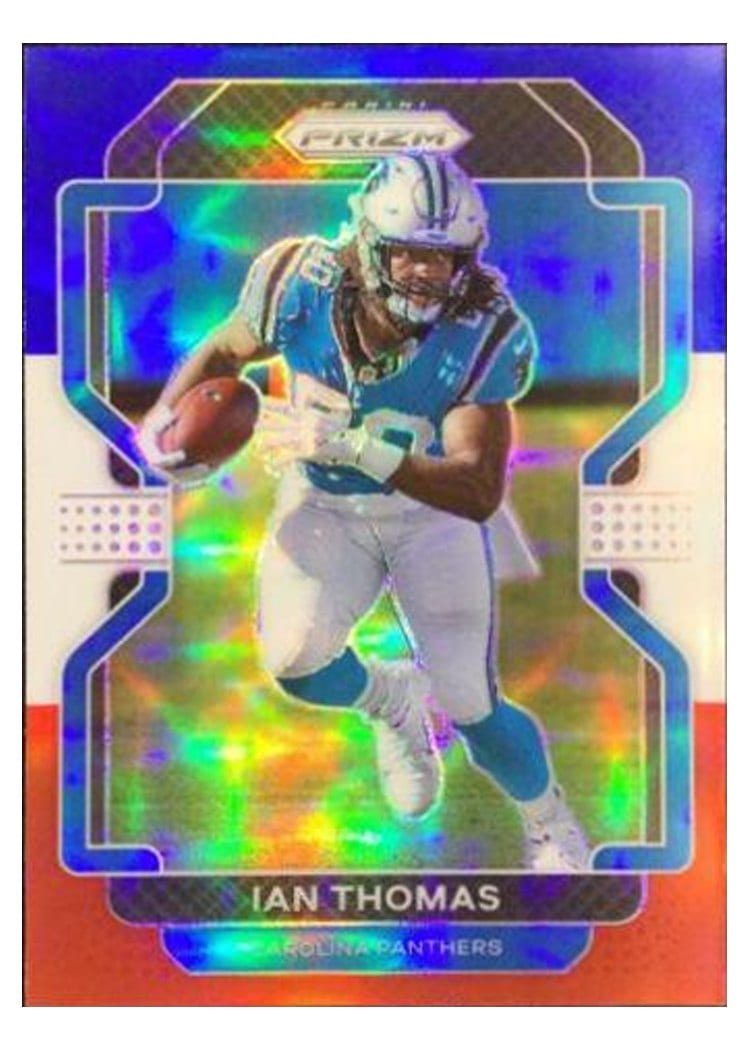 2021 Panini Prizm Base Set Ian Thomas #313 card