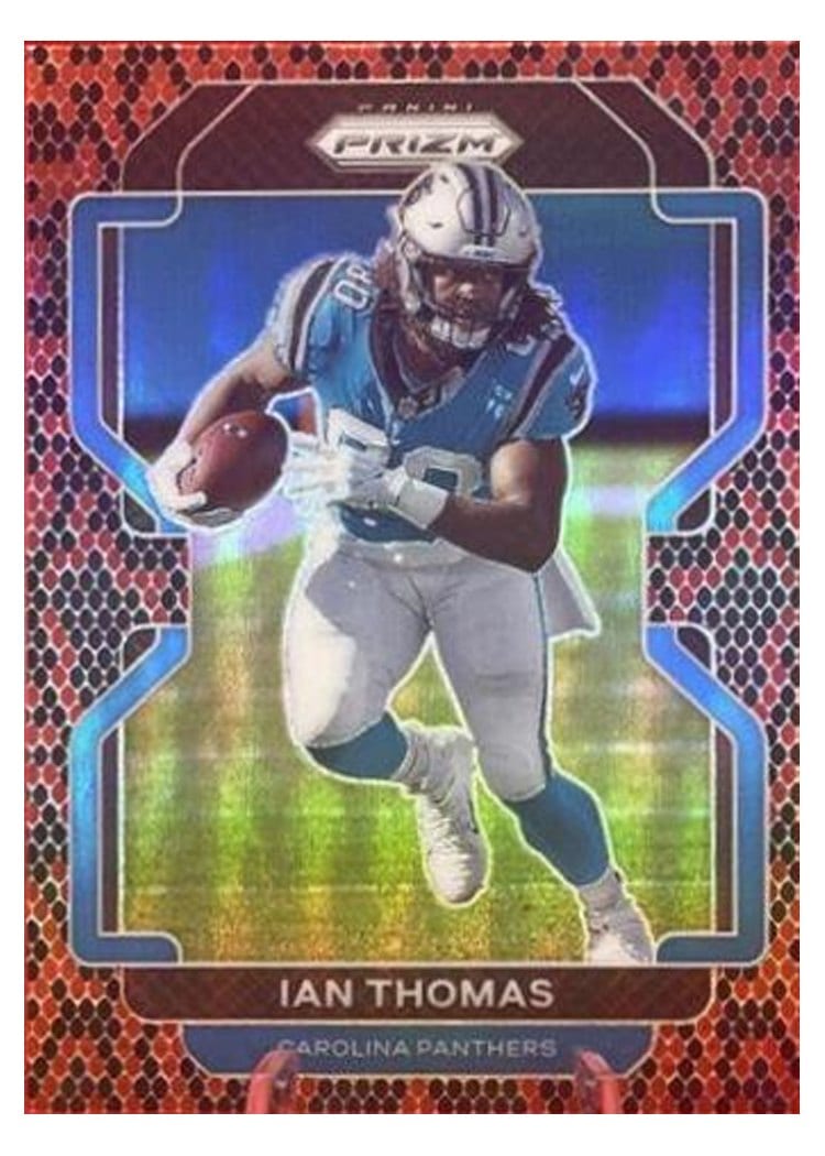 2021 Panini Prizm Base Set Ian Thomas #313 card