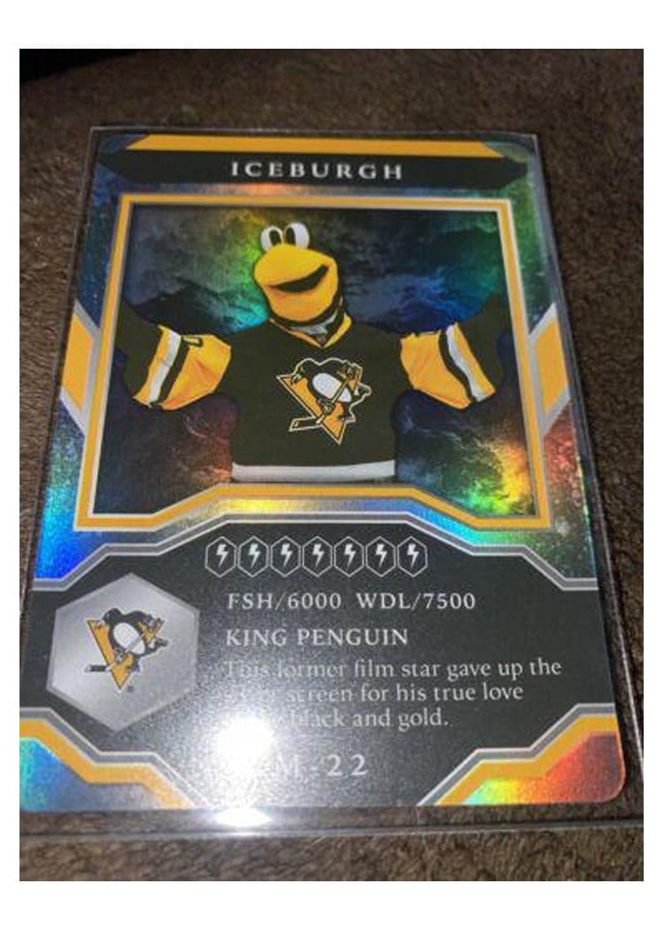 2021-22 Upper Deck MVP Mascot Gaming Cards Iceburgh #M-22 card