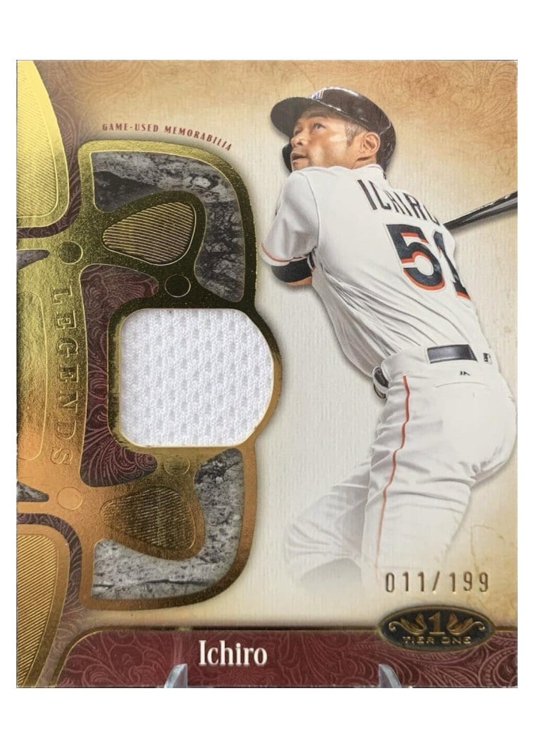 2020 Topps Tier One Legend Relics Ichiro #T1LR-I card