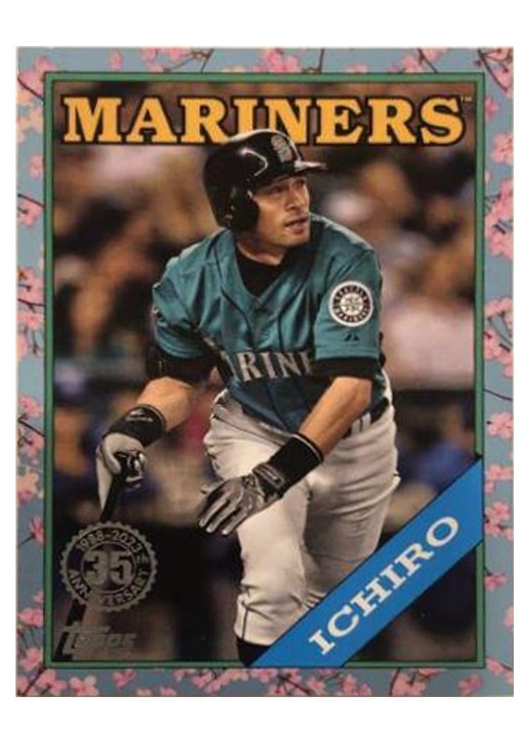 2023 Topps Japan Edition 1988 Topps Cherry Tree Variation Ichiro #88B-12 card
