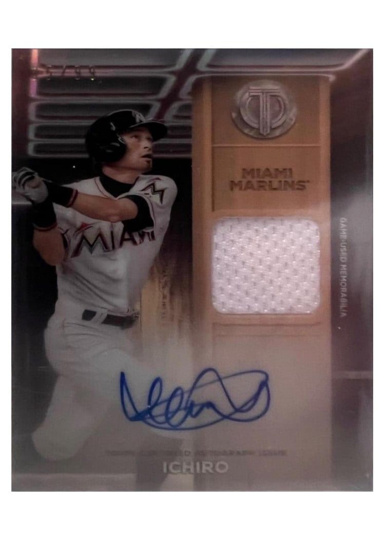 2024 Topps Tribute Autograph Patches Ichiro #APA-ICH card