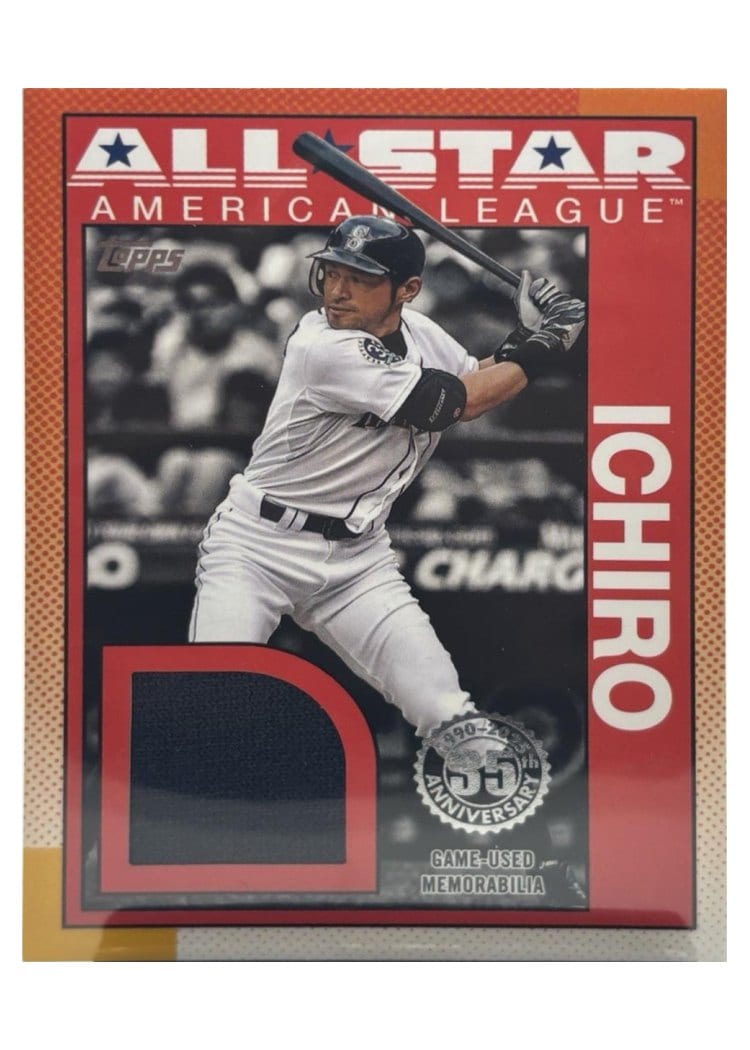 2025 Topps 1990 Topps Baseball All-Star Relics Ichiro #90ASR-I card