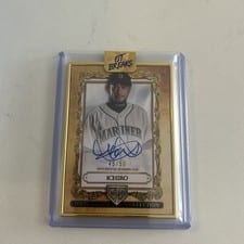 2025 Topps Gilded Collection Topps Gallery of Gold Autographs Ichiro #GOG-I