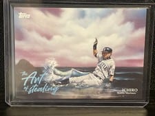 2025 Topps X Bob Ross: The Joy of Baseball Art of Stealing Ichiro #AOS-15