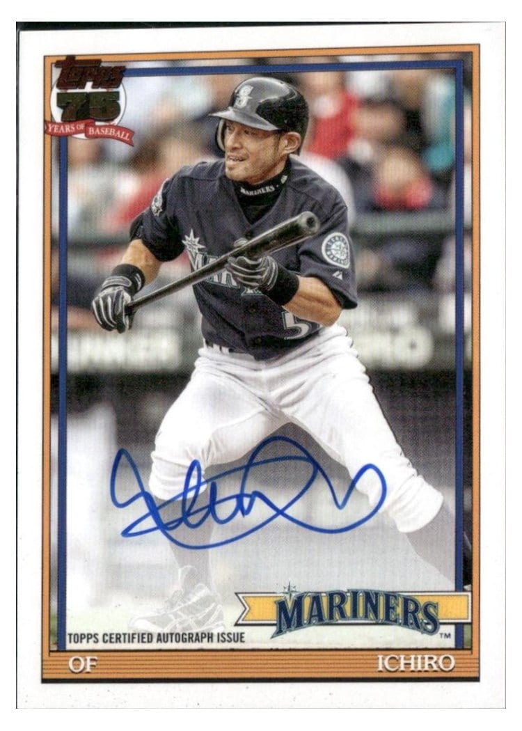 2026 Topps 1991 Topps Autographs Ichiro #91A-I card