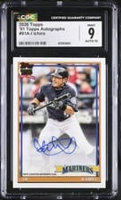 2026 Topps 1991 Topps Autographs Ichiro #91A-I card