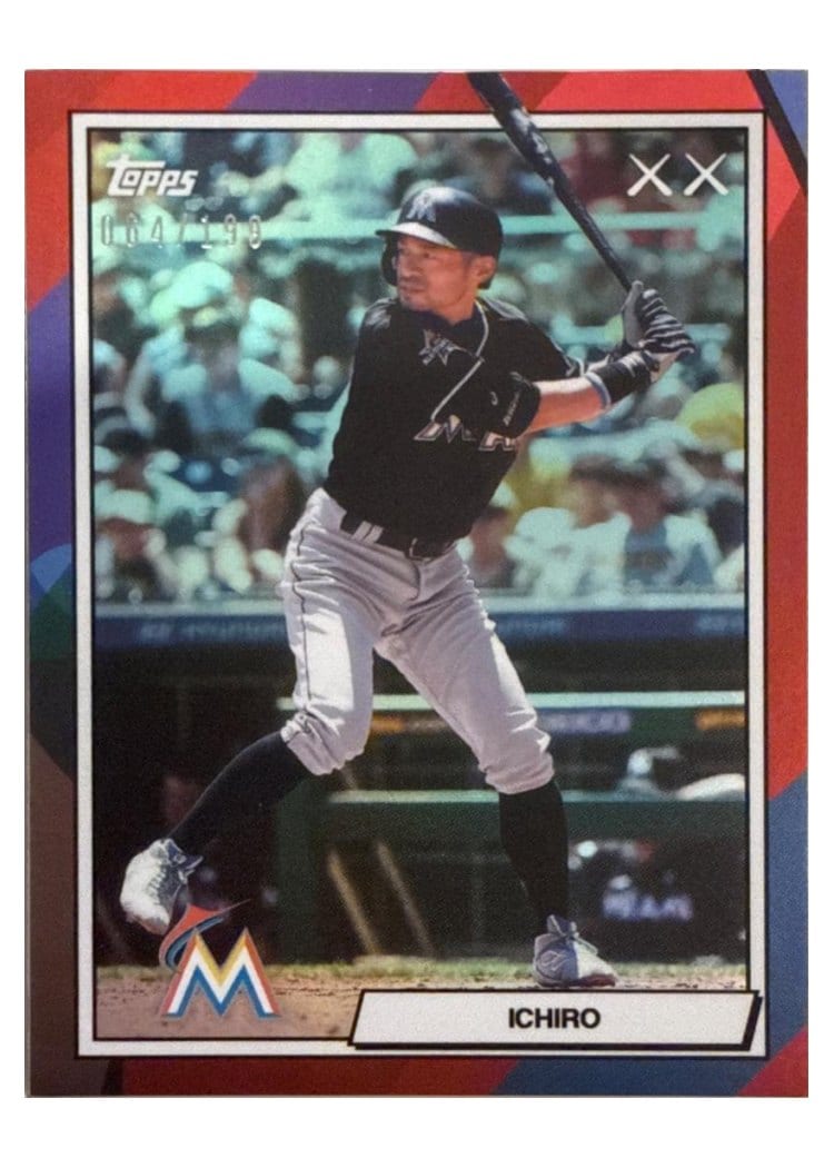 2026 Topps KAWS X MLB Ichiro #12 card