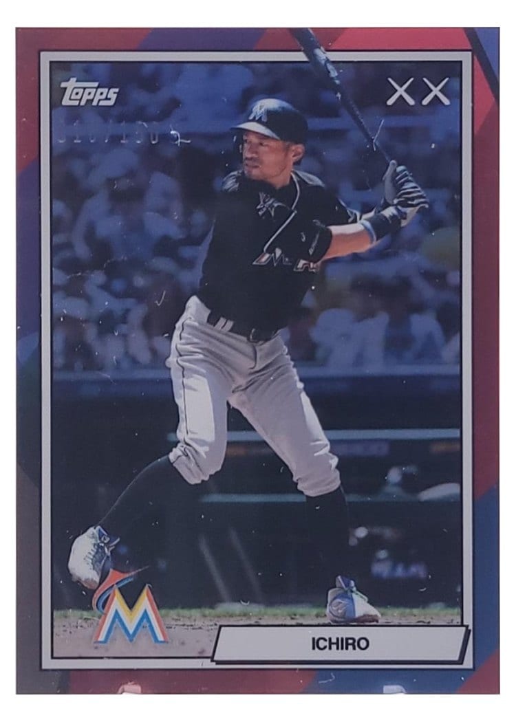 2026 Topps KAWS X MLB Ichiro Blue #12 card
