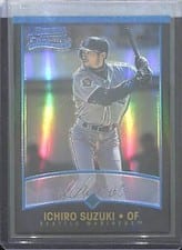 2001 Bowman Chrome Ichiro Suzuki Refractor Japanese #351 card