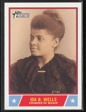 2025 Topps Heritage Notable Americans Ida B. Wells #NS-57 card