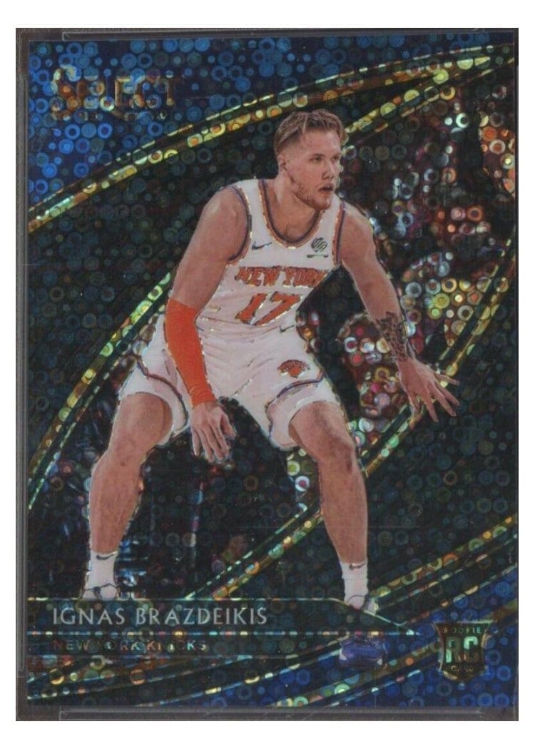 2019-20 Panini Select Base Set Ignas Brazdeikis #286 card
