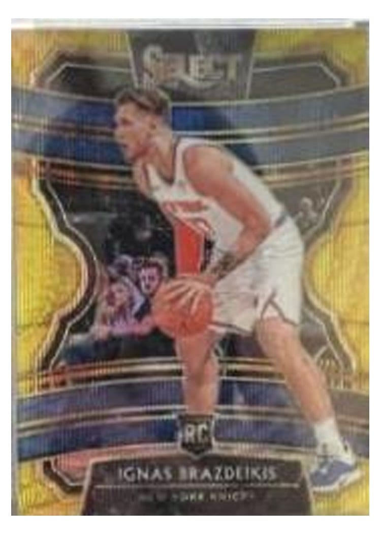2019-20 Panini Select Base Set Ignas Brazdeikis #52 card