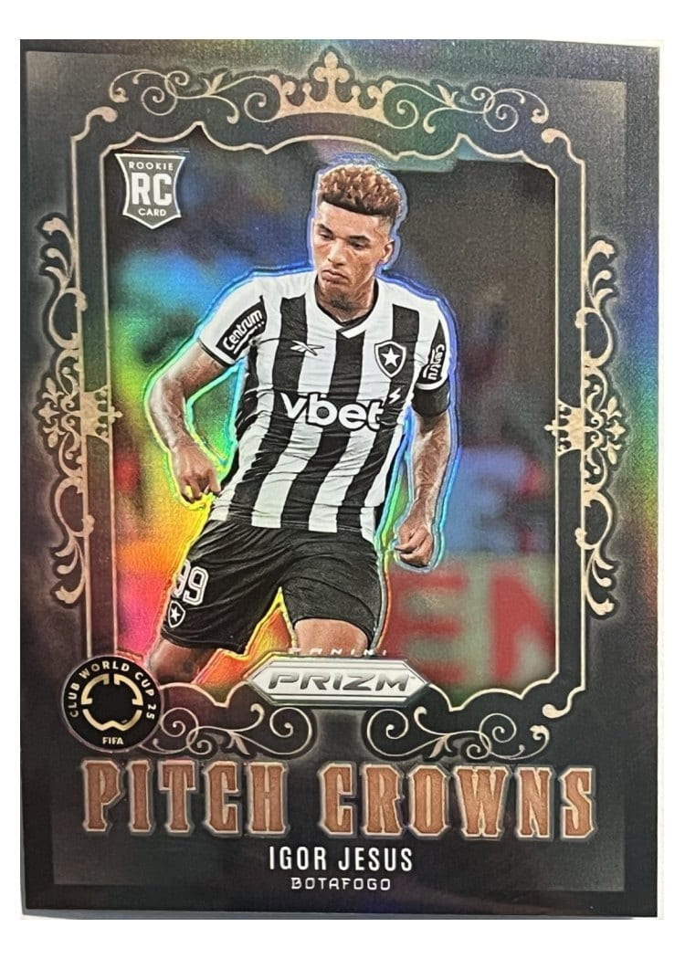 2025 Panini Prizm FIFA Club World Cup Pitch Crowns Igor Jesus #5 card