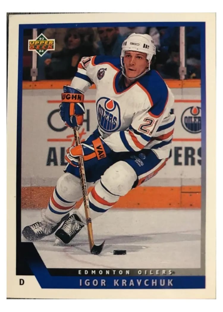 1993 Upper Deck Igor Kravchuk card
