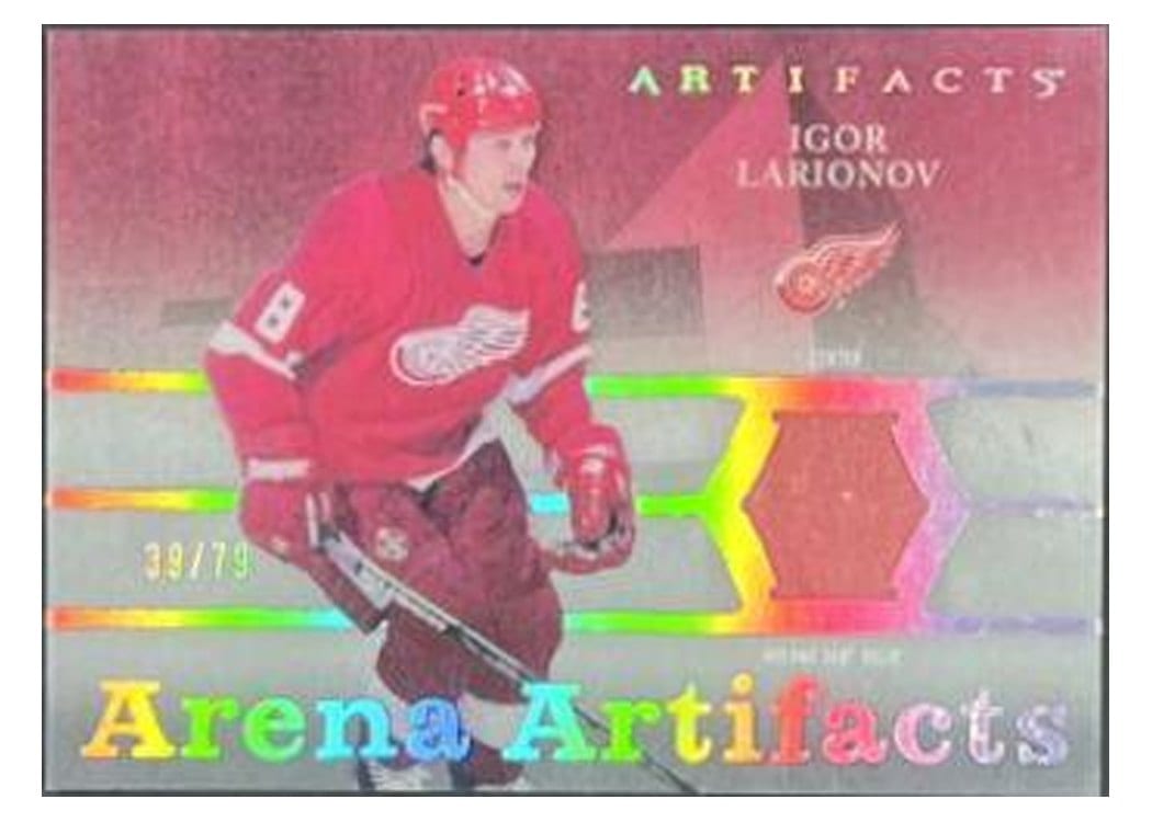 2021-22 Upper Deck Artifacts Arena Artifacts Igor Larionov #JLA-IL card