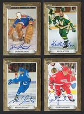 2024-25 Upper Deck Engrained Icons Beehive Portrait Signatures Igor Larionov #BH-IL card