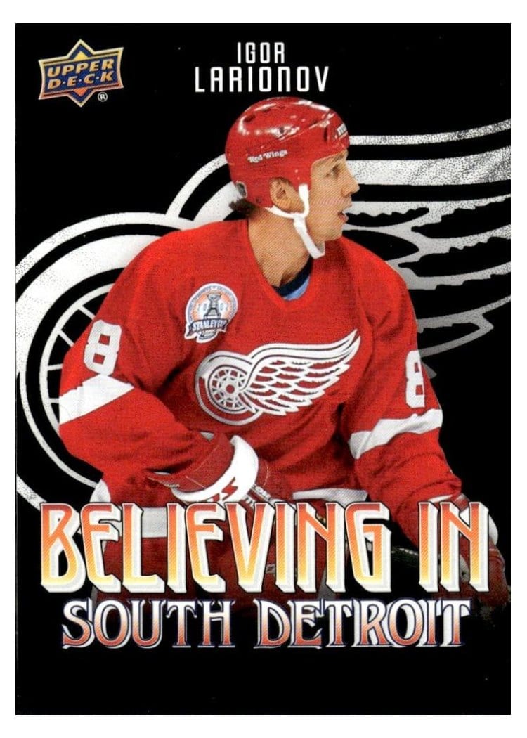 2025-26 Upper Deck Detroit Red Wings Centennial Believing in South Detroit Igor Larionov #BSD-13 card