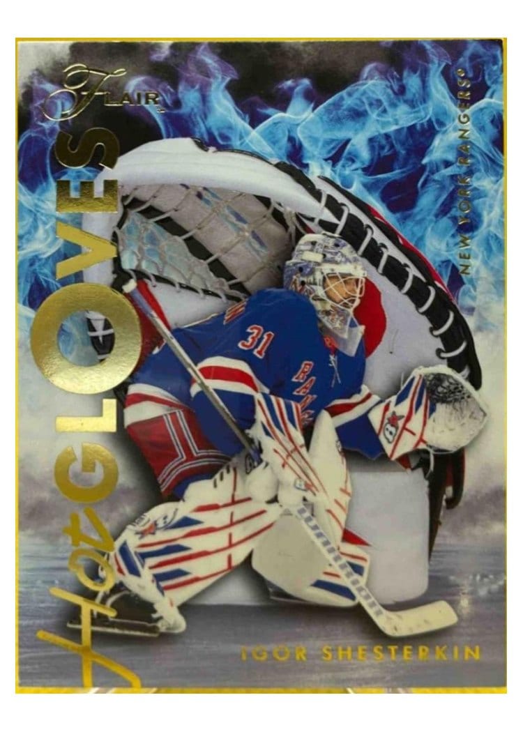 2025-26 Flair Hot Gloves Igor Shesterkin #HG-4 card