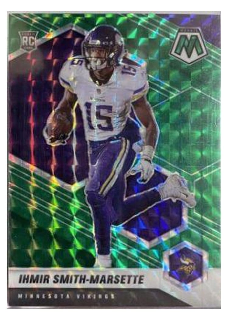 2021 Panini Mosaic Base Set Ihmir Smith-Marsette Green Fluorescent #342 card