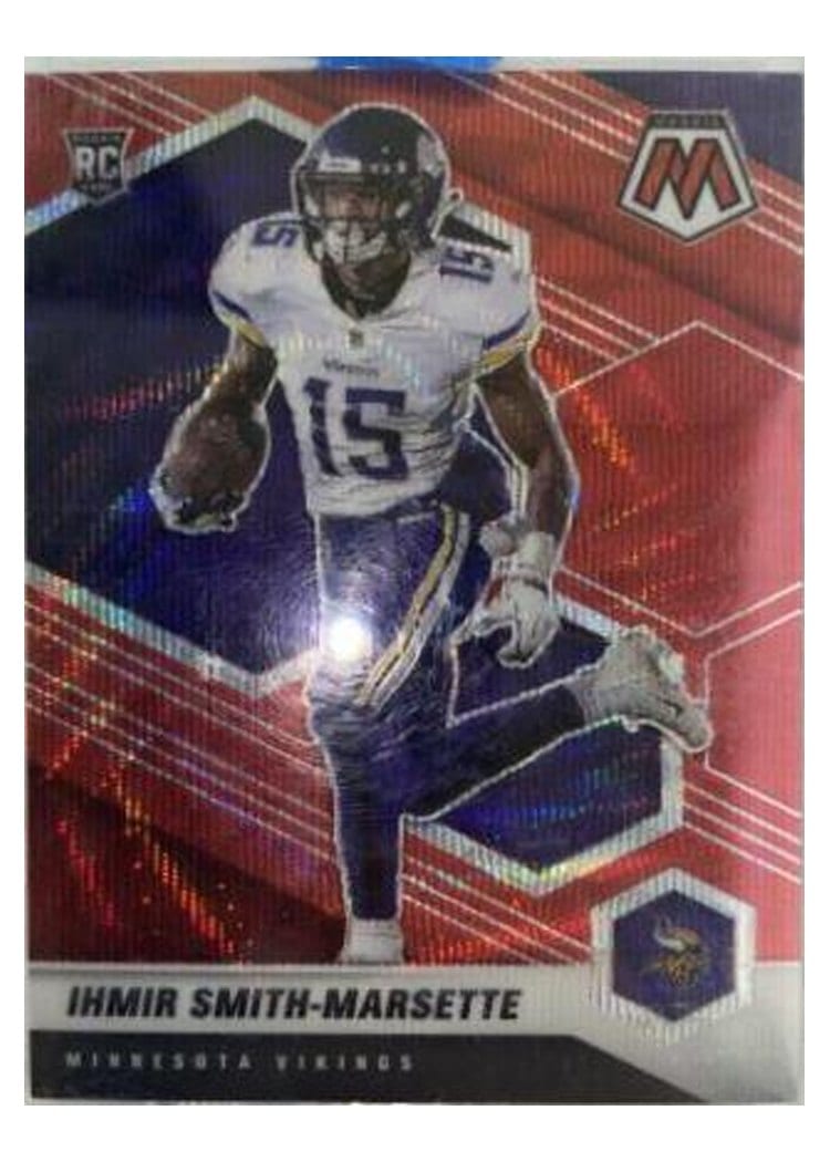 2021 Panini Mosaic Base Set Ihmir Smith-Marsette Red Wave Mosaic #342 card