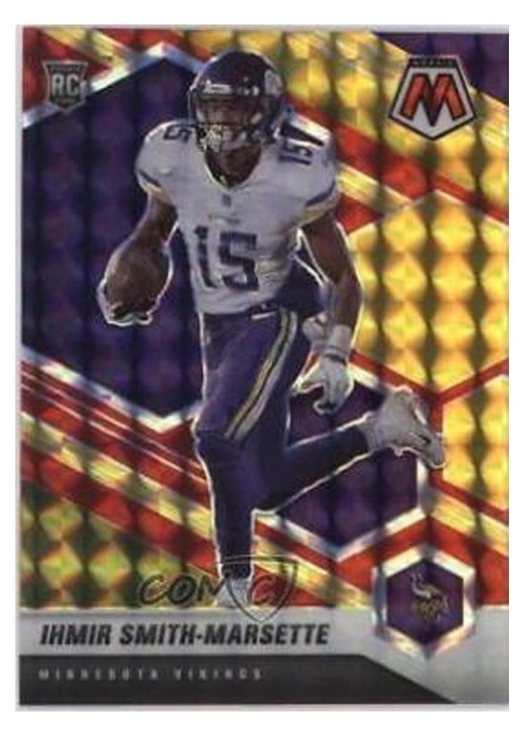 2021 Panini Mosaic Base Set Ihmir Smith-Marsette Choice Fusion Red & Yellow #342 card