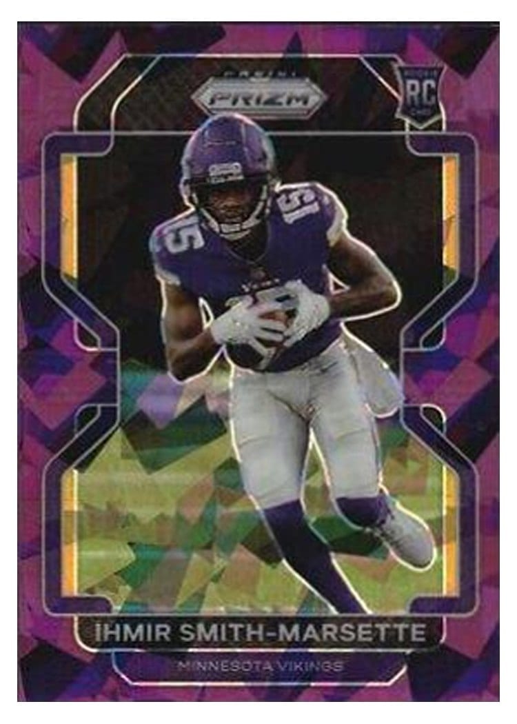 2021 Panini Prizm Base Set Ihmir Smith-Marsette Purple Ice Prizm #372 card