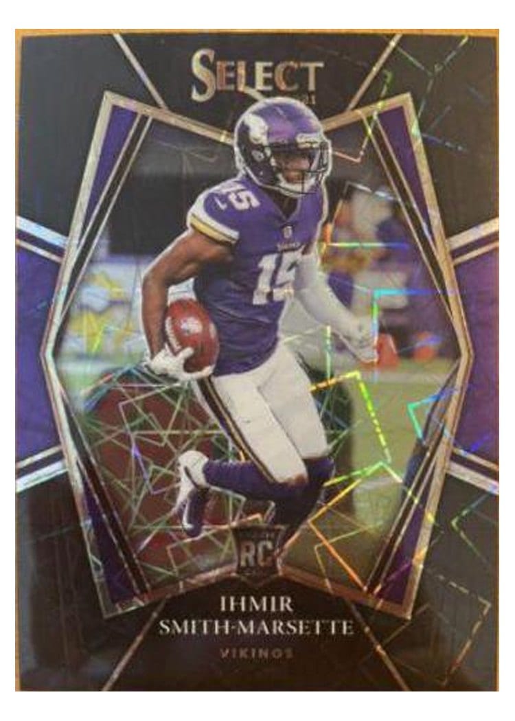 2021 Panini Select Base Set Ihmir Smith-Marsette Green and Black Snakeskin #182 card