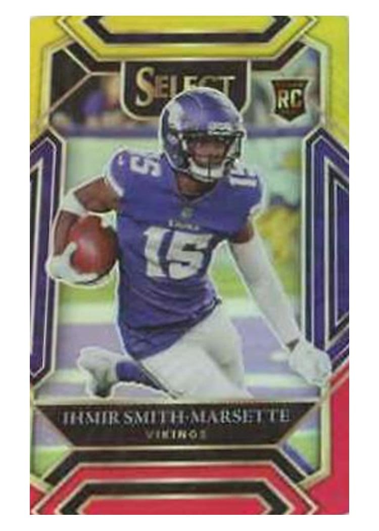 2021 Panini Select Base Set Ihmir Smith-Marsette Red and Yellow Die Cut #282 card