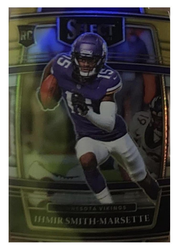 2021 Panini Select Base Set Ihmir Smith-Marsette Black Gold Die Cut #82 card