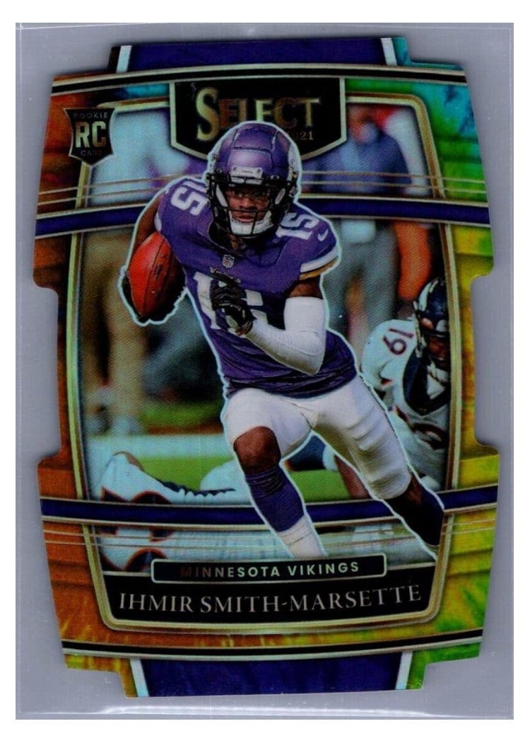 2021 Panini Select Base Set Ihmir Smith-Marsette Tie Dye Die Cut #82 card