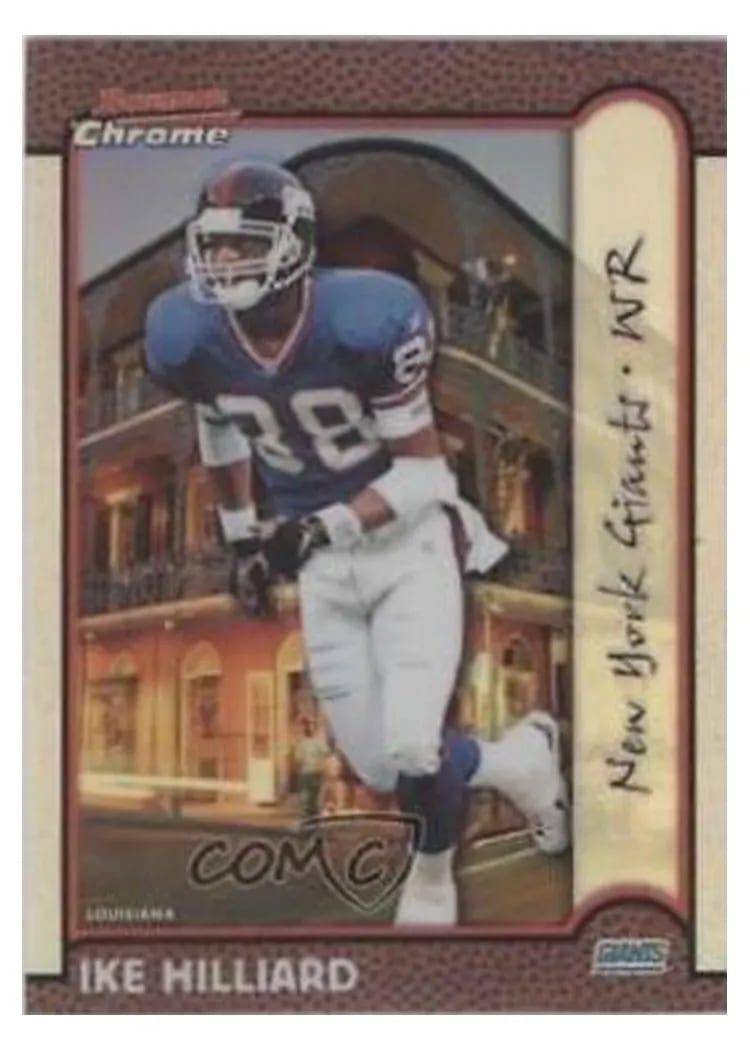 1999 Bowman Chrome Ike Hilliard #85 card