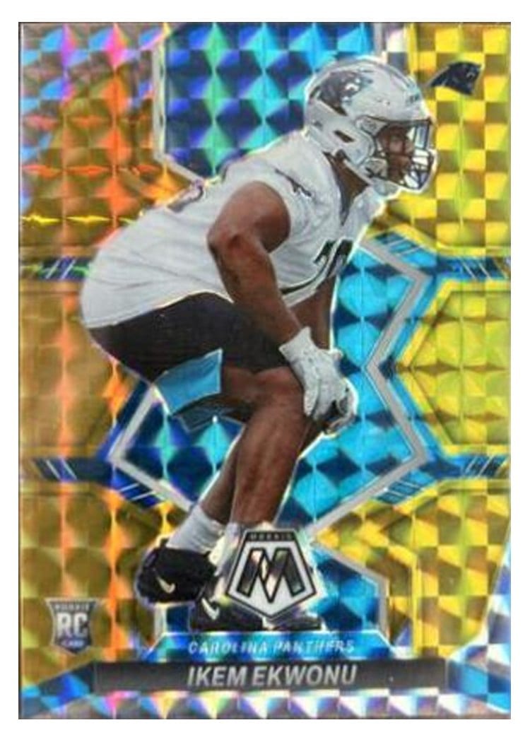 2022 Panini Mosaic Base Set Ikem Ekwonu Gold #369 card