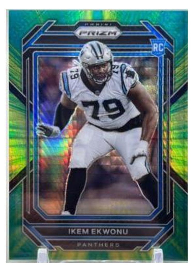 2022 Panini Prizm Base Set Ikem Ekwonu Hyper #366 card