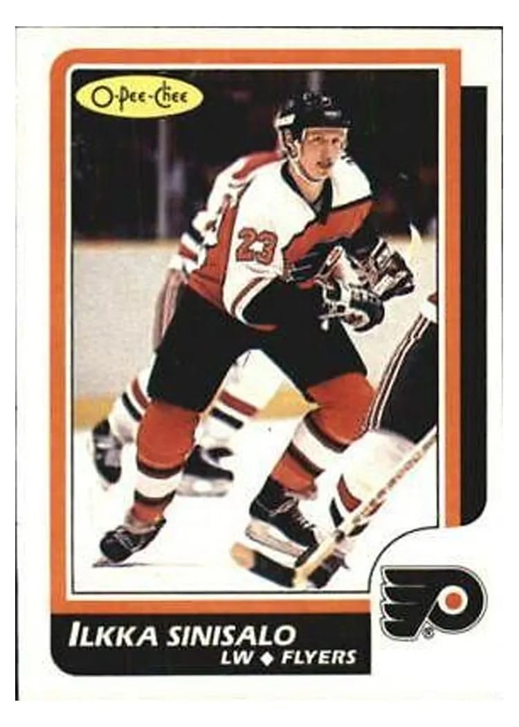 1986 O-Pee-Chee Ilkka Sinisalo #36 card