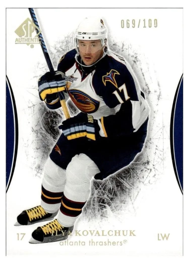 2007 SP Authentic Ilya Kovalchuk #42 card