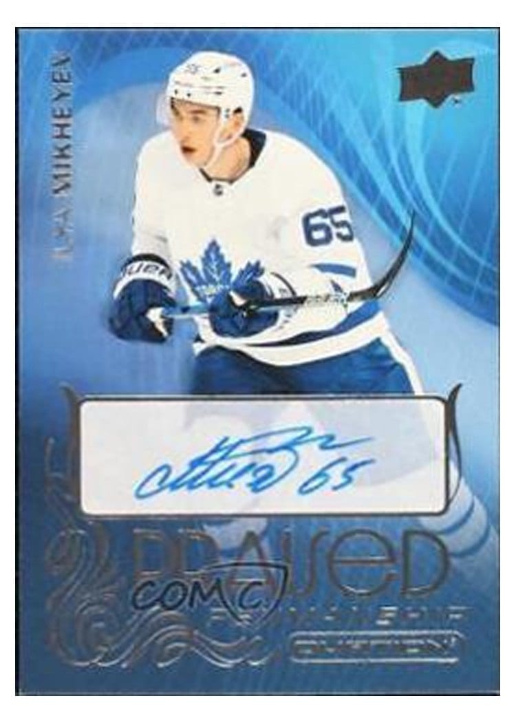 2021-22 Upper Deck Ovation Praised Penmanship Ilya Mikheyev #PP-IM card