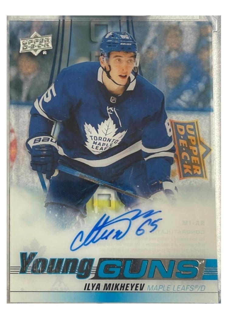 2024-25 Upper Deck Clear Cut Rookie Tribute Autos Ilya Mikheyev #RA-IM card