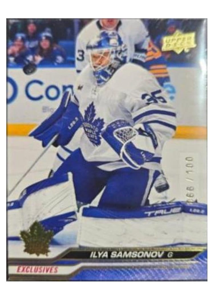 2023-24 Upper Deck Base Set Ilya Samsonov #422 card