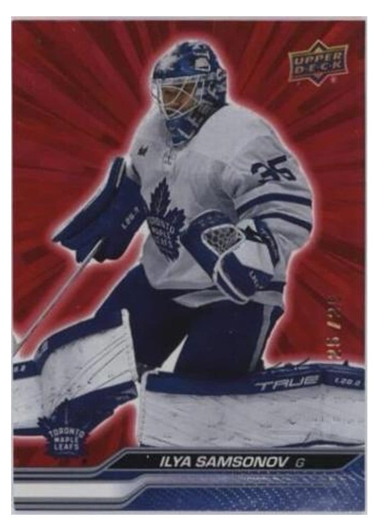 2023-24 Upper Deck Base Set Ilya Samsonov #422 card