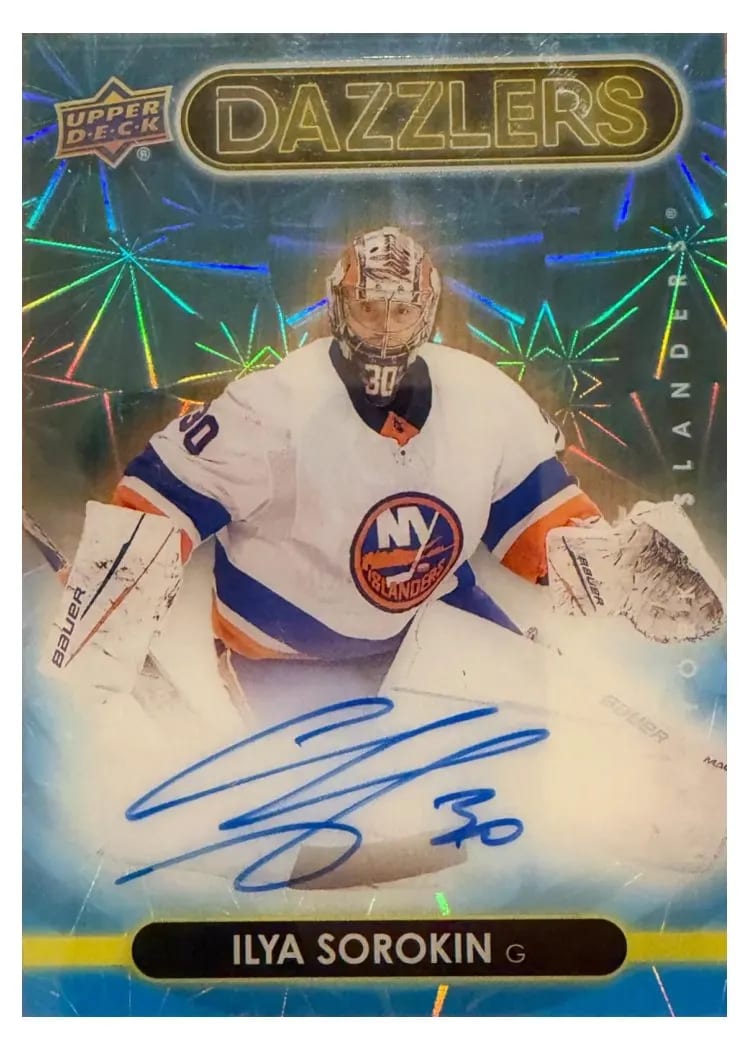 2019 Upper Deck Ilya Sorokin #DA-IS card