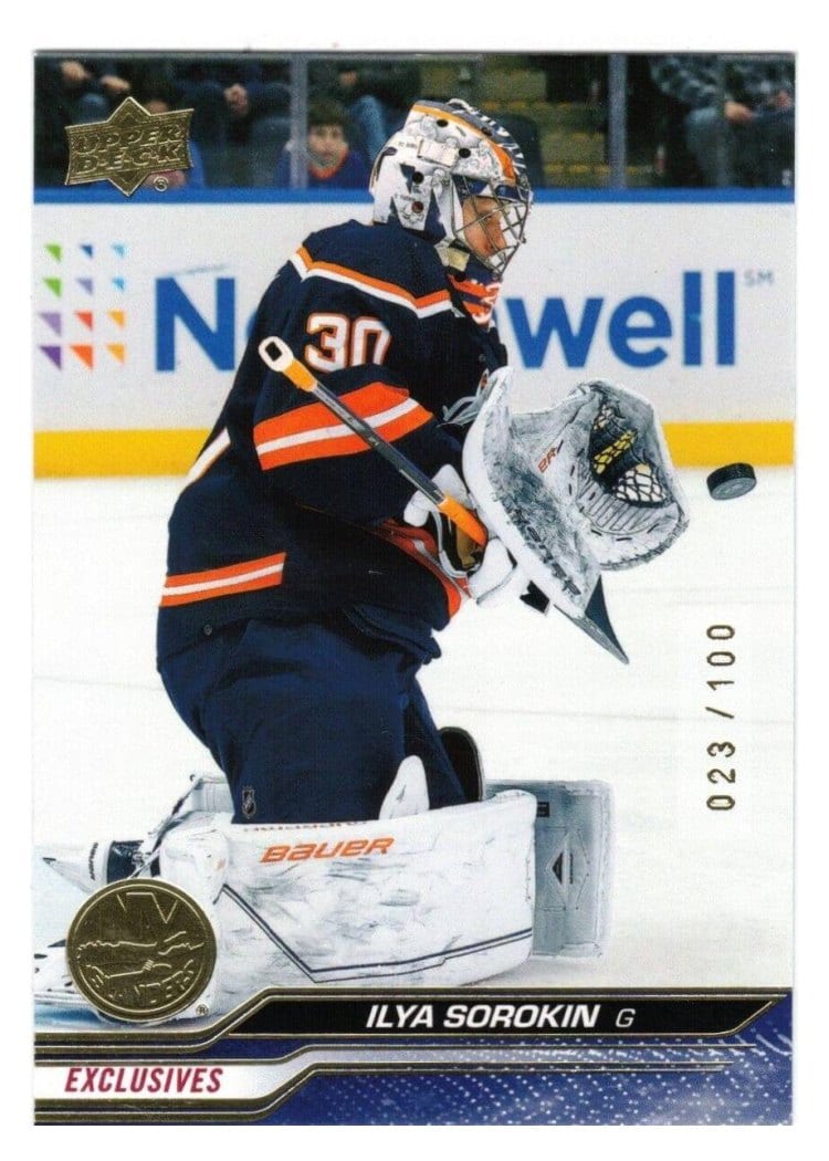 2023-24 Upper Deck Base Set Ilya Sorokin #367 card